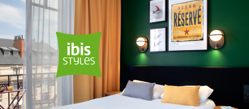 chambre de l'hotel Ibis Central Dijon